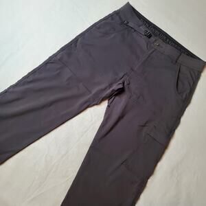 Prana Mens Size S X 30 Stretch Zion Cargo Hiking Pants Gray